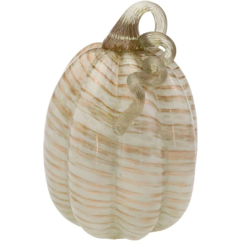 Boston International Pumpkin Large Laurel & Copper Glass