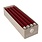 Northern Lights Taper Candle Crimson 12"