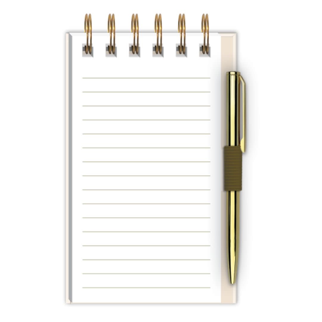 Lady Jayne Flower Market Jotter w/ Pen - Poppy