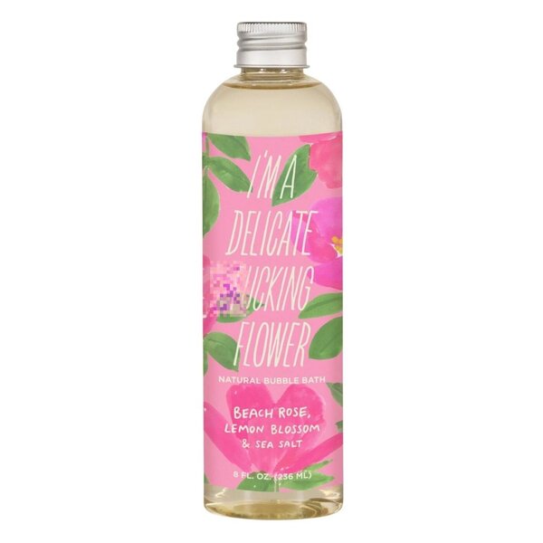 Blue Q Delicate Flower Beach Rose Bubble Bath