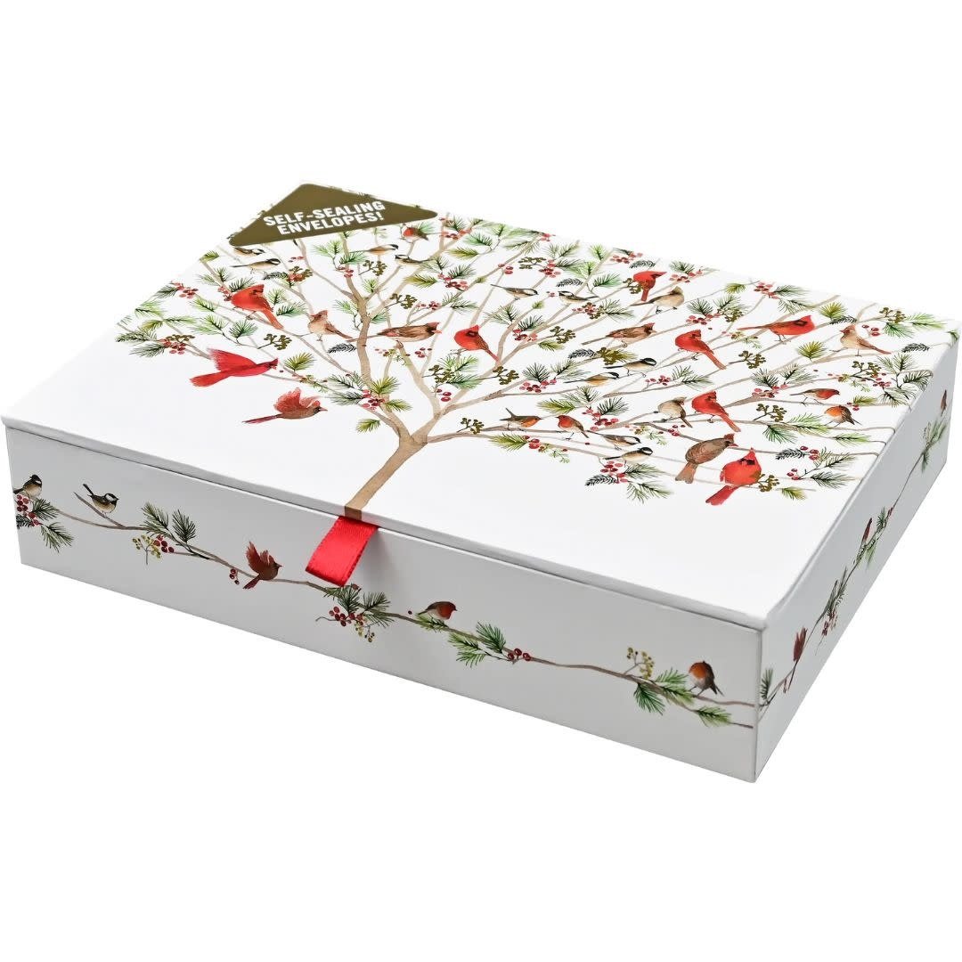 Peter Pauper A Merry Perch Deluxe Boxed Holiday Cards