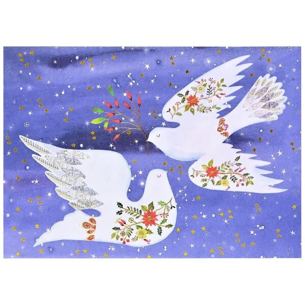Peter Pauper Doves in Flight Deluxe Boxed Holiday Cards