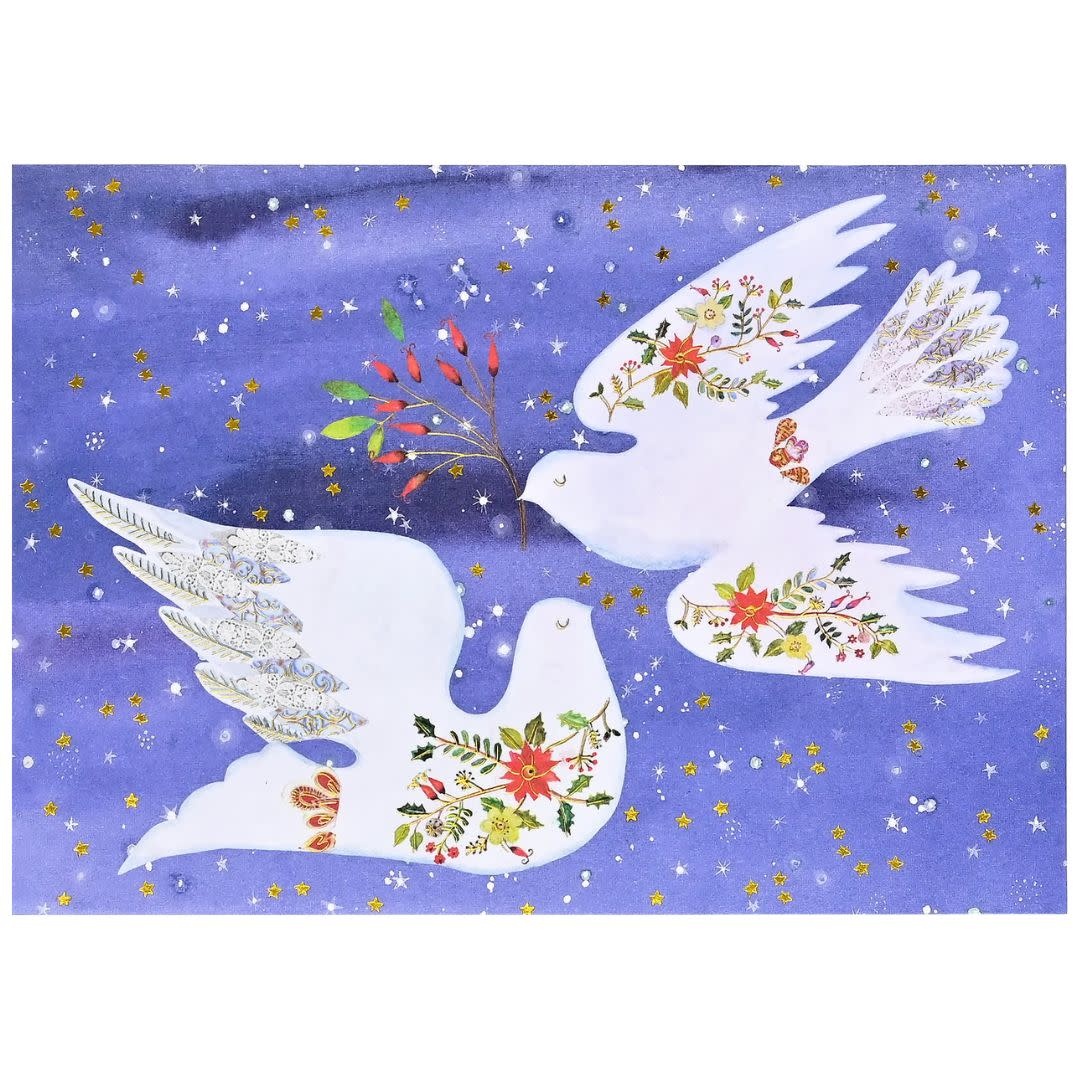 Peter Pauper Doves in Flight Deluxe Boxed Holiday Cards