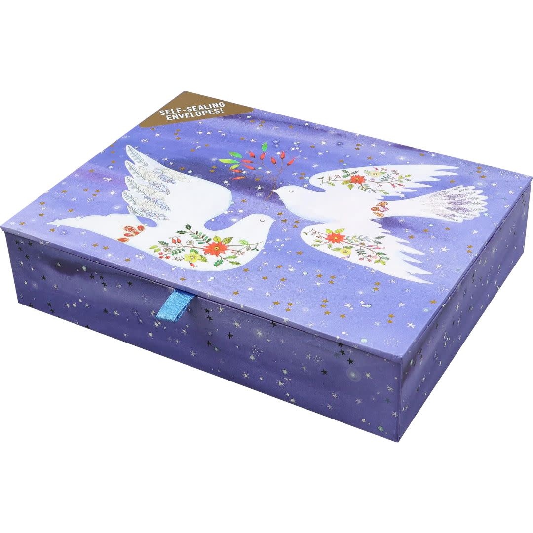 Peter Pauper Doves in Flight Deluxe Boxed Holiday Cards