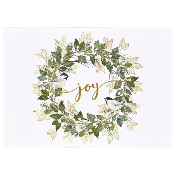 Peter Pauper Wreath of Joy Deluxe Boxed Holiday Cards