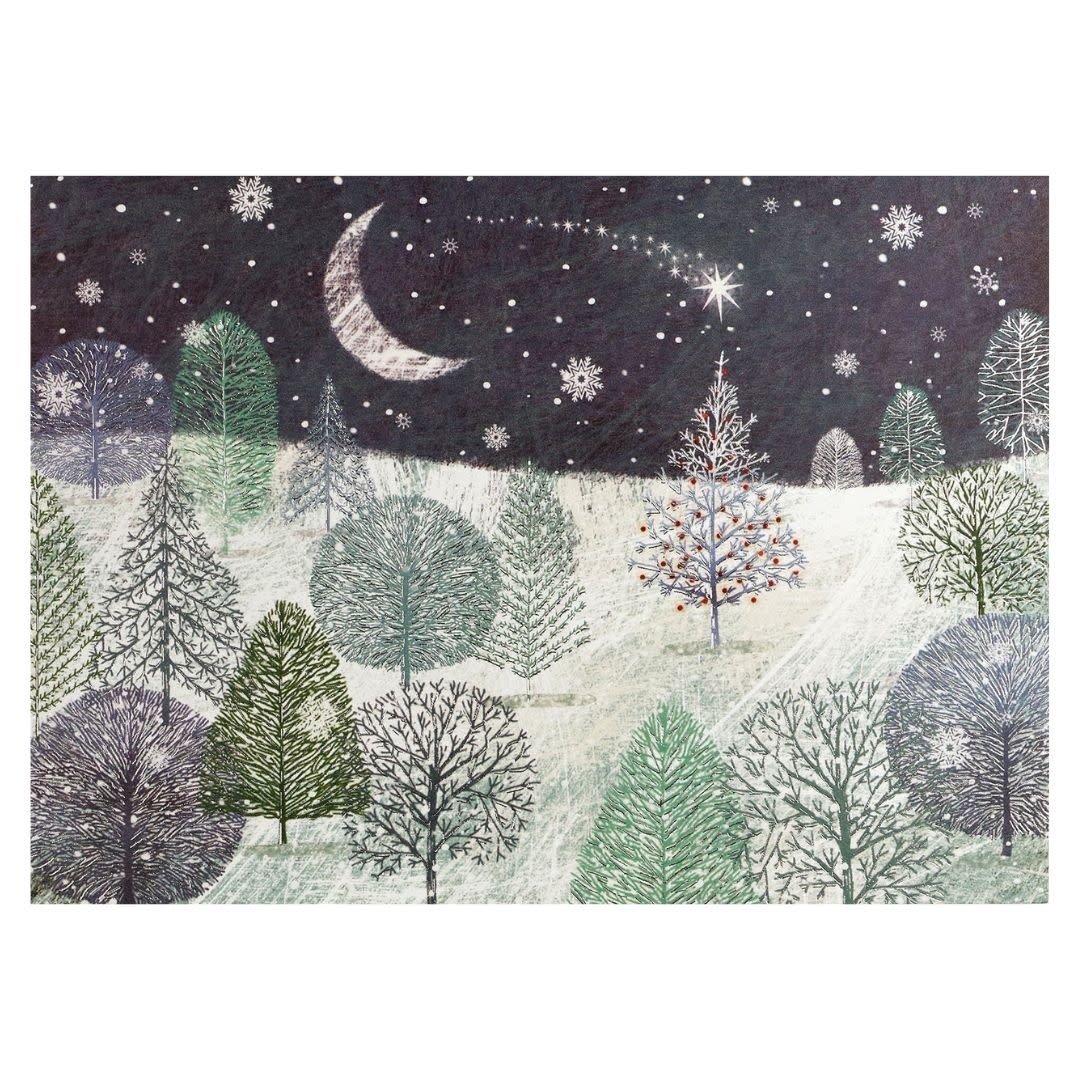 Peter Pauper A Midnight Clear Deluxe Boxed Holiday Cards