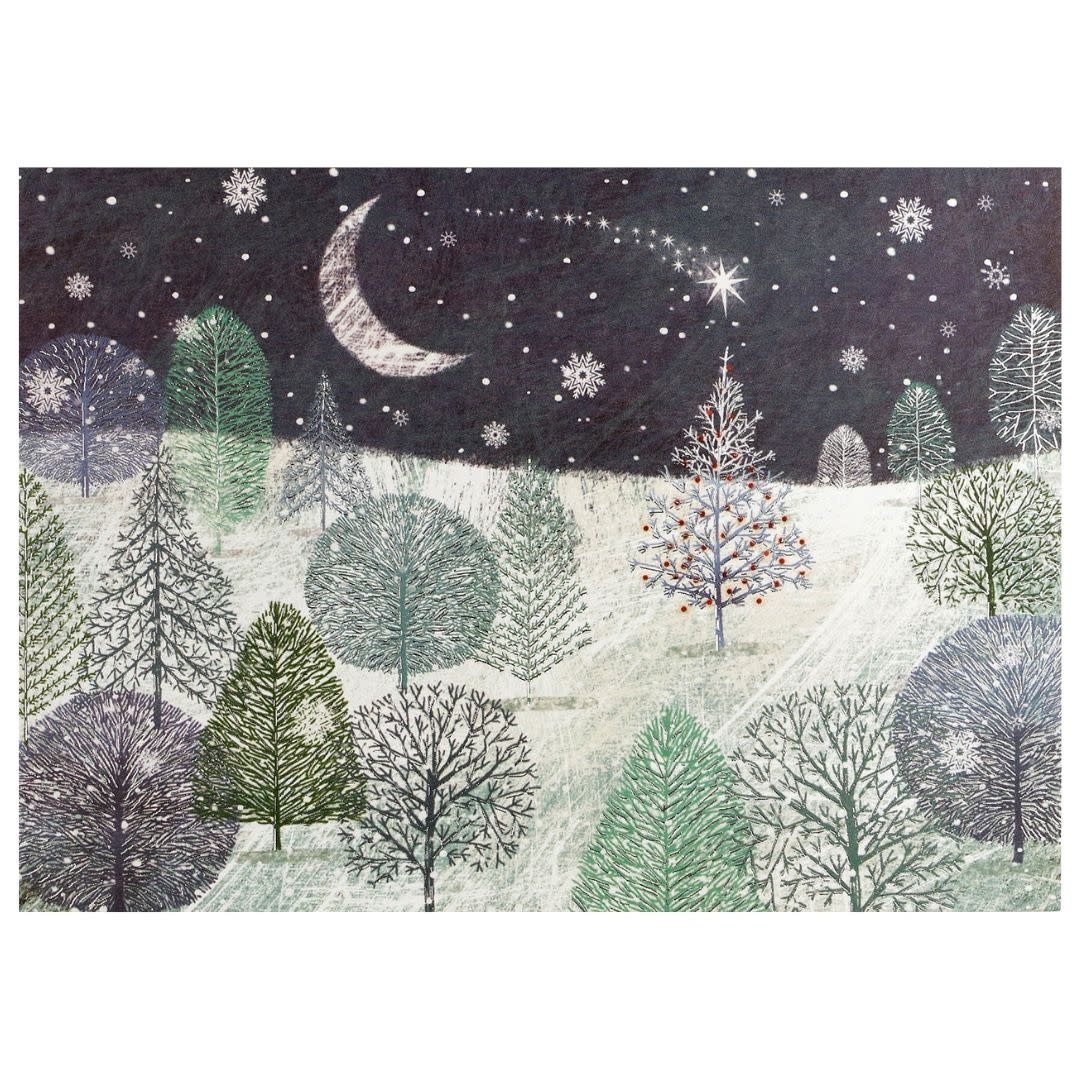 Peter Pauper A Midnight Clear Deluxe Boxed Holiday Cards
