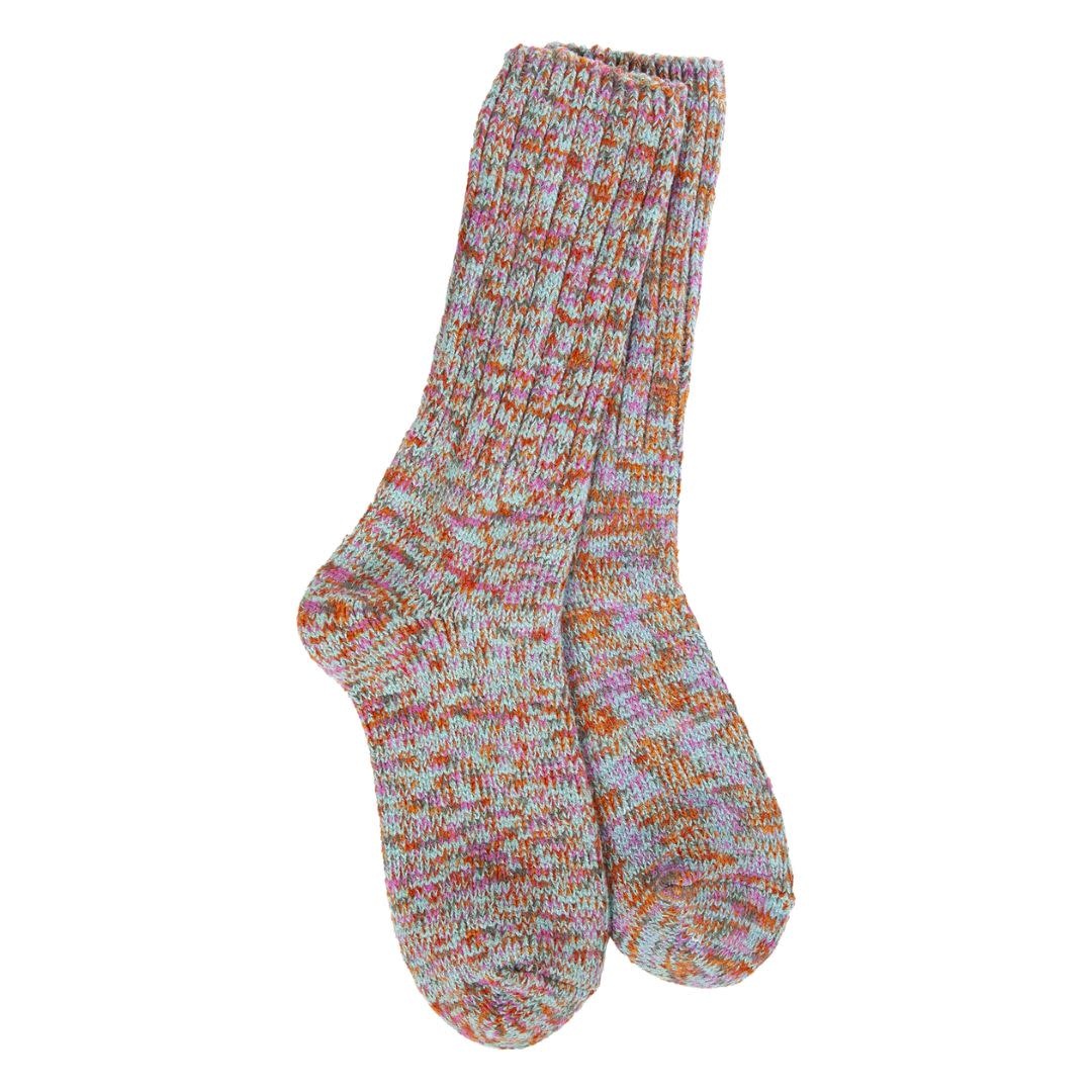 World's Softest Socks Women's Ragg Crew Sock Boho O/S