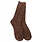 World's Softest Socks Women's Cotton Slub Marled Crew Coffee O/S