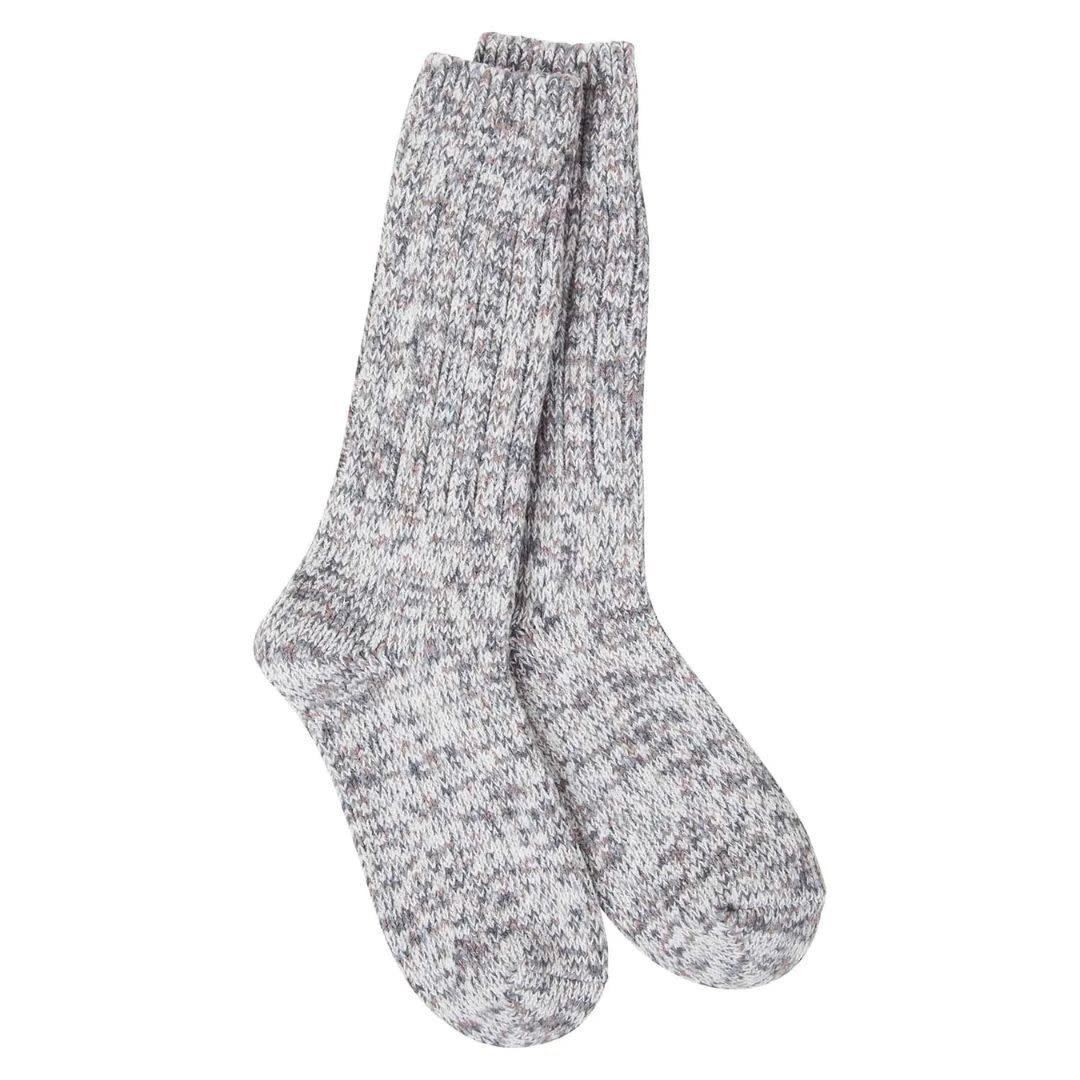 World's Softest Socks Women's Ragg Crew Sock Rocky O/S