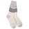 World's Softest Socks Women's Gallery Textured Crew Sock Cookie Dough Multi O/S