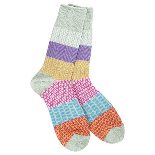 World's Softest Socks Women's Gallery Crew Sock Sage O/S