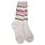 World's Softest Socks Women's Ragg Crew Sock Mushroom Stripe O/S