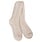 World's Softest Socks Women's Ragg Cable Crew Sock Oatmeal Confetti O/S