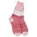 World's Softest Socks Women's Gallery Textured Crew Sock Peppermint Multi O/S