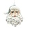 Kurt Adler Glass Santa Head With Blue Hat Ornament