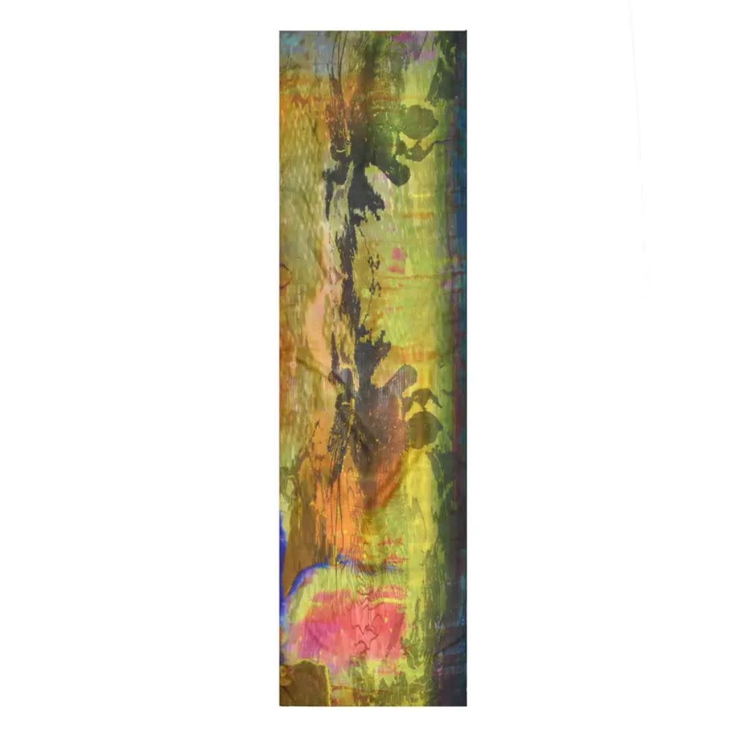 Dupatta Designs Darby Silk Scarf Green