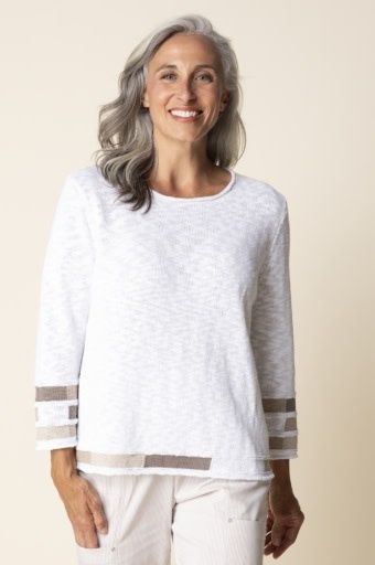 Habitat Clothes to Live In Boardwalk Sweater Mosaic Pullover