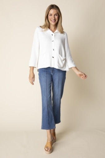 Habitat Clothes to Live In Sweater Together Pleat Back Jacket