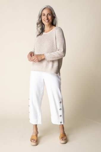 Habitat Clothes to Live In Coast Crochet Regatta Sweater