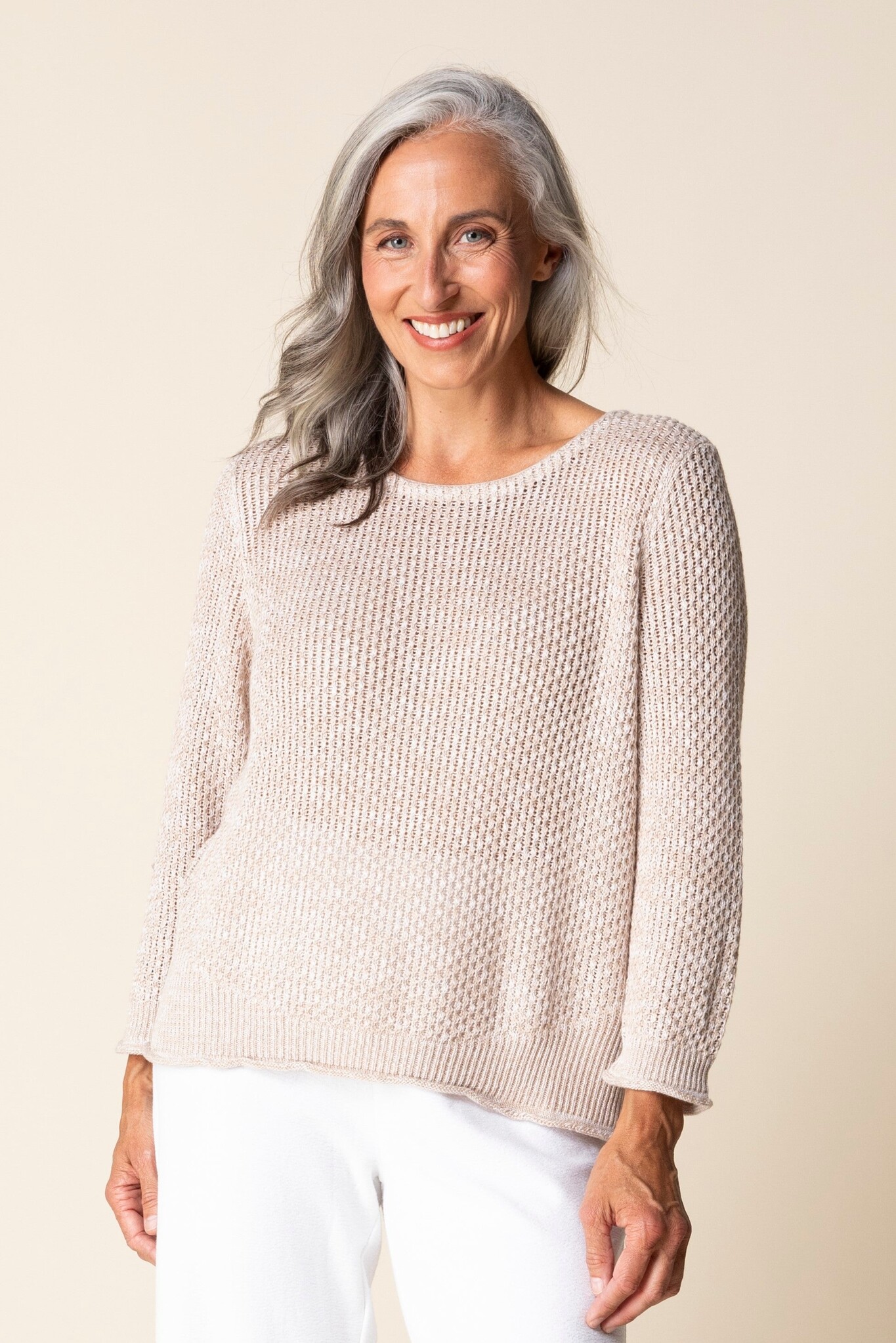 Habitat Clothes to Live In Coastal Crochet Cardigan