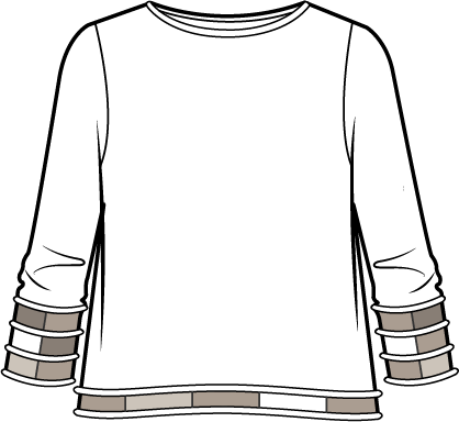 Habitat Clothes to Live In Boardwalk Sweater Mosaic Pullover