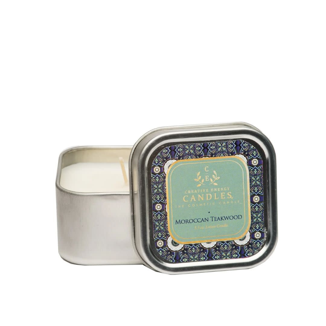 Creative Energy Candles Travel Tin 3.5 oz Soy Lotion Candle