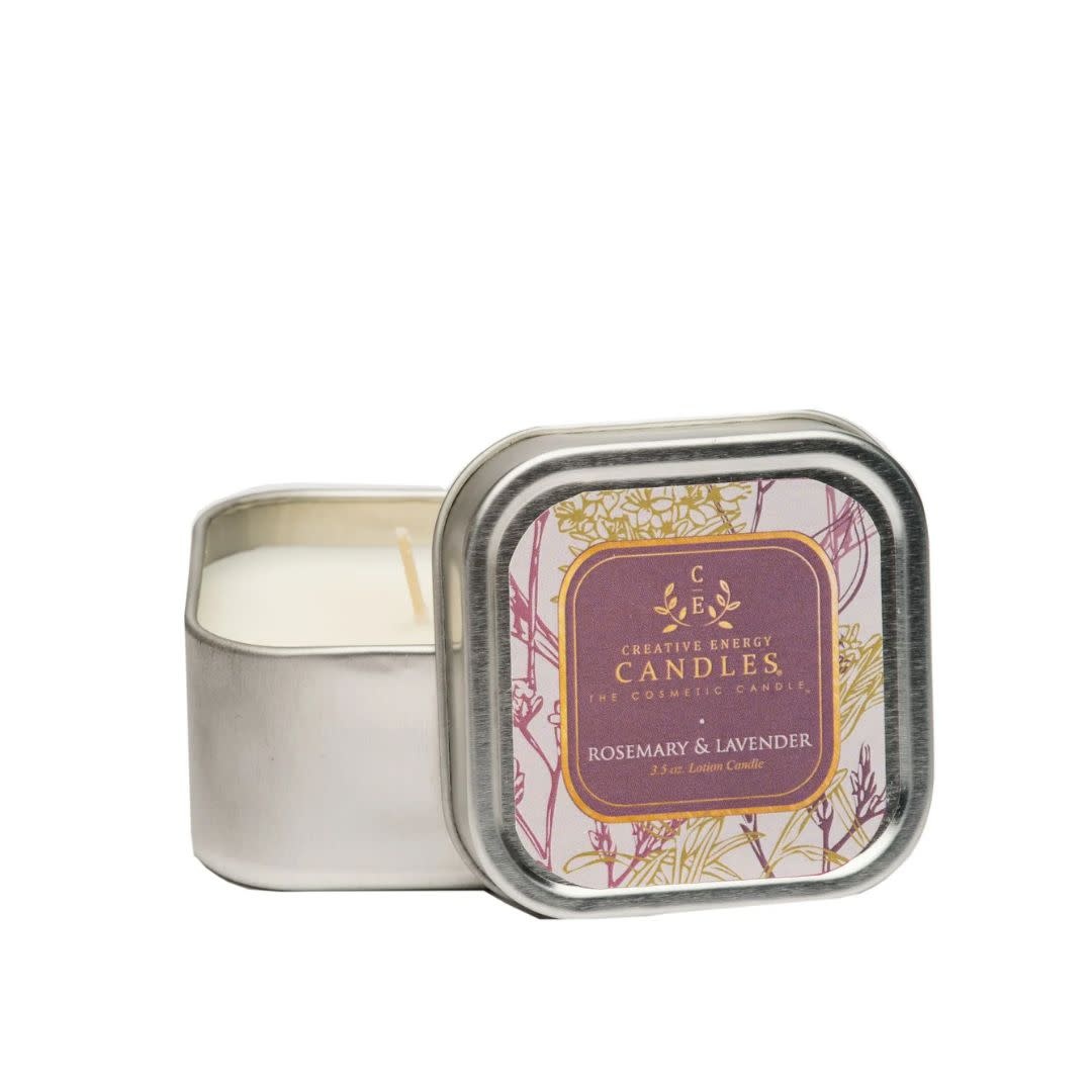 Creative Energy Candles Travel Tin 3.5 oz Soy Lotion Candle