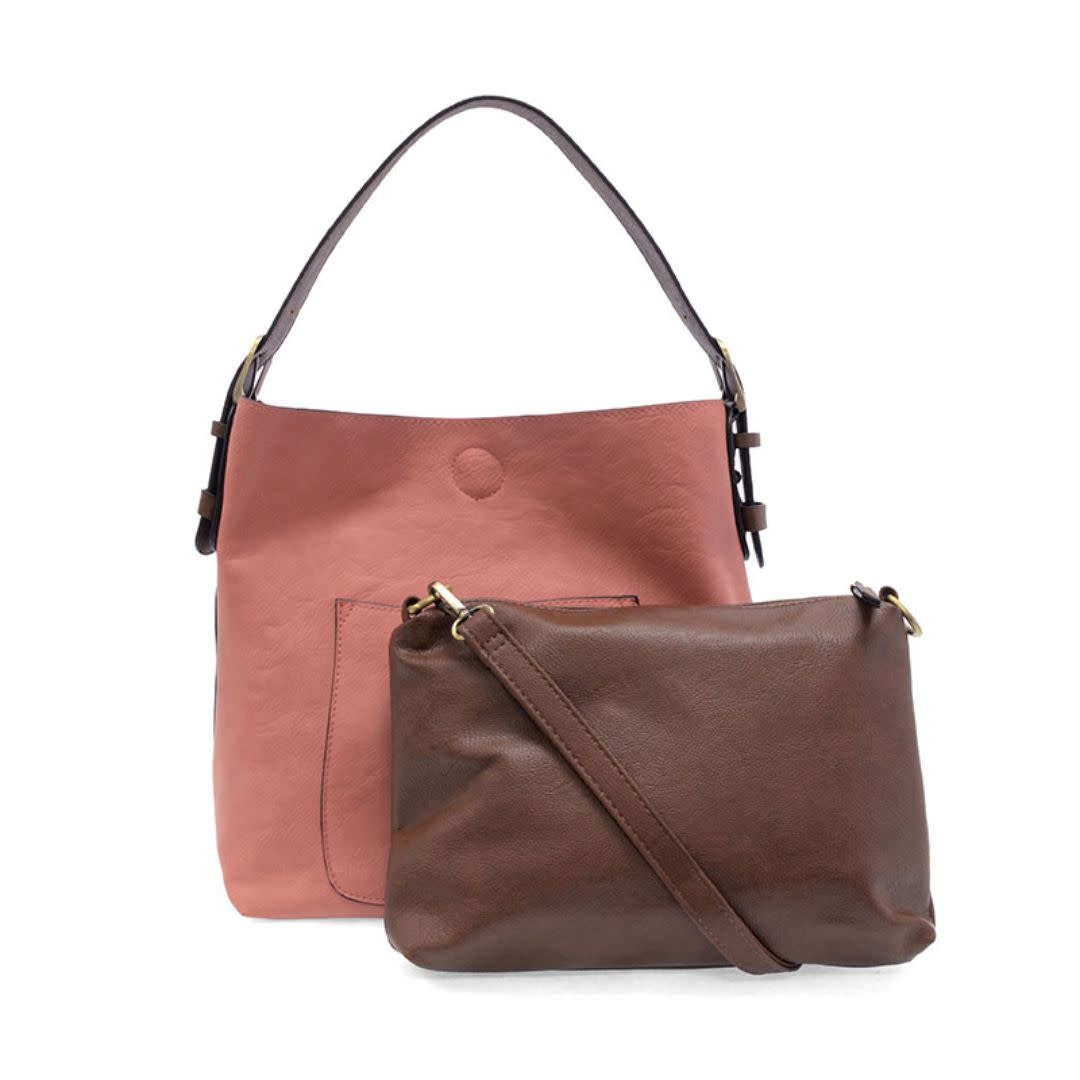 Joy Susan Hobo Handbag Clay Pink