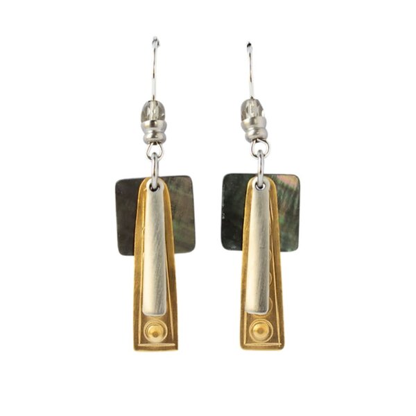 John Michael Richardson Two Tone Inner Thoughts Earring