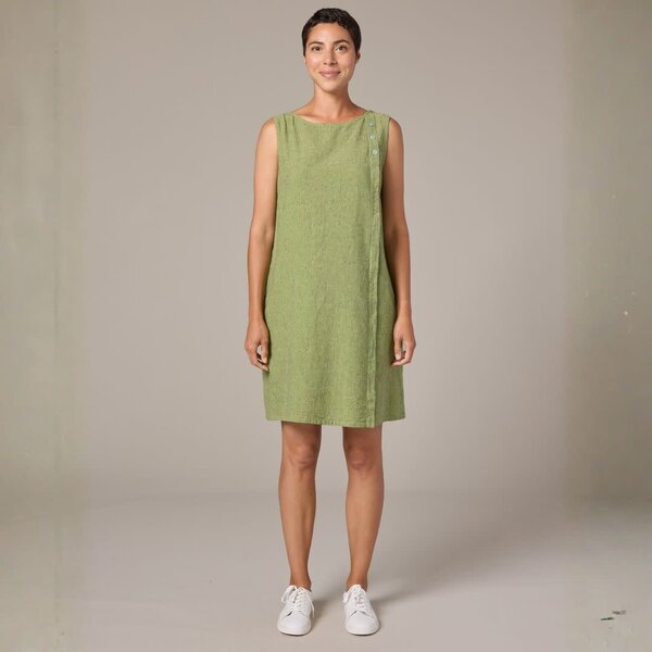 Cut Loose Sleeveless Shift w/Buttons