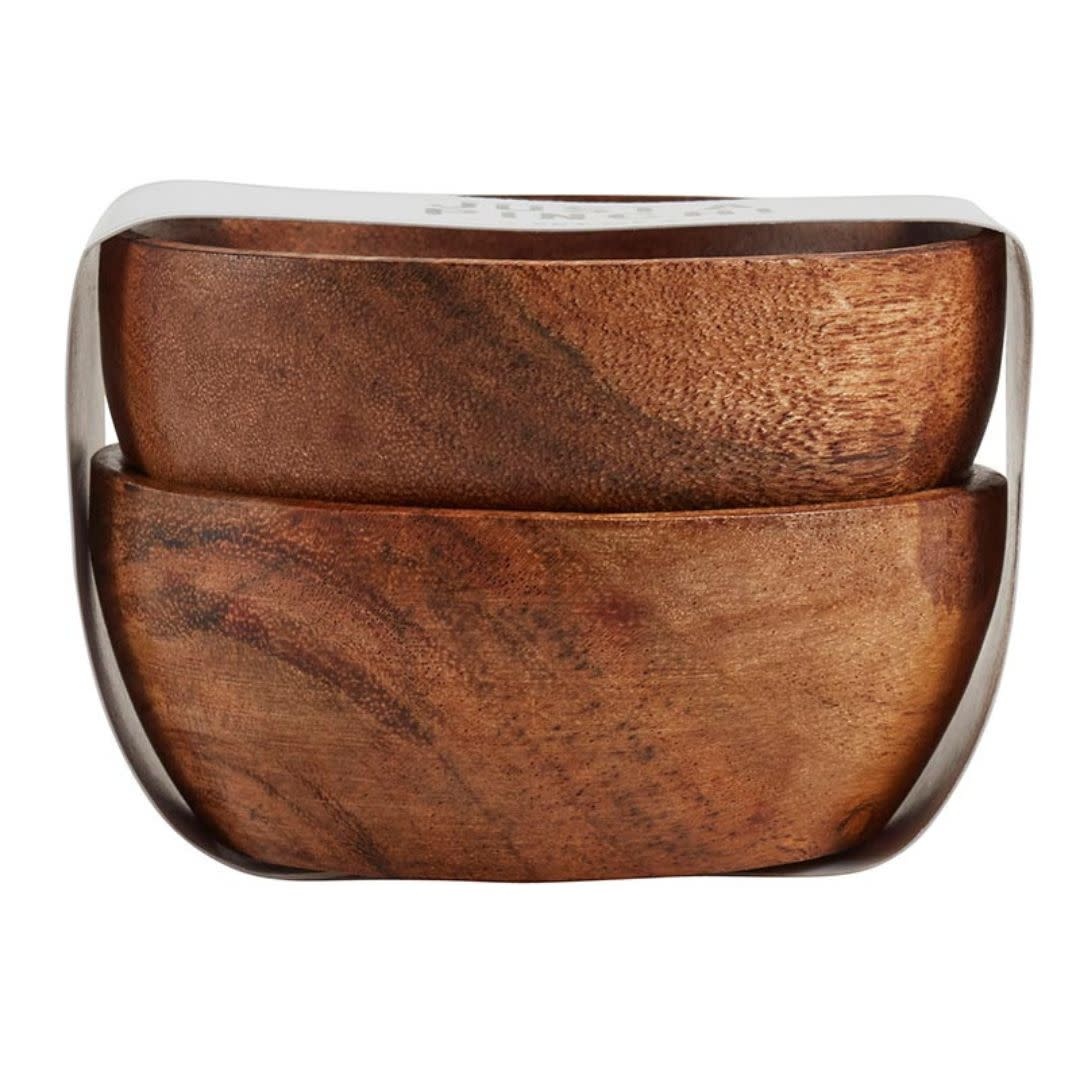 Santa Barbara Wood Pinch Bowls Set Of 2