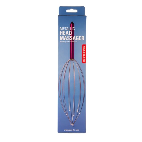 Kikkerland Head Massager Chrome Assorted