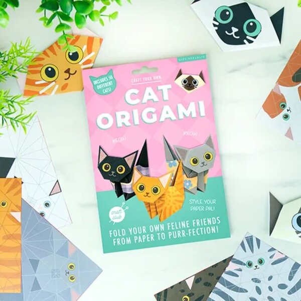 Gift Republic Origami Cats Life
