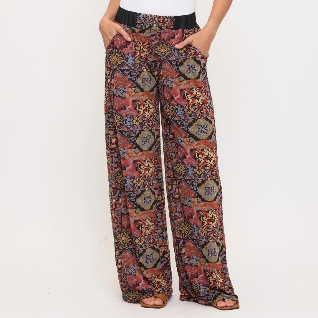 Accent Accessories Magic Pantz / Multi Black/Red Geo - OS