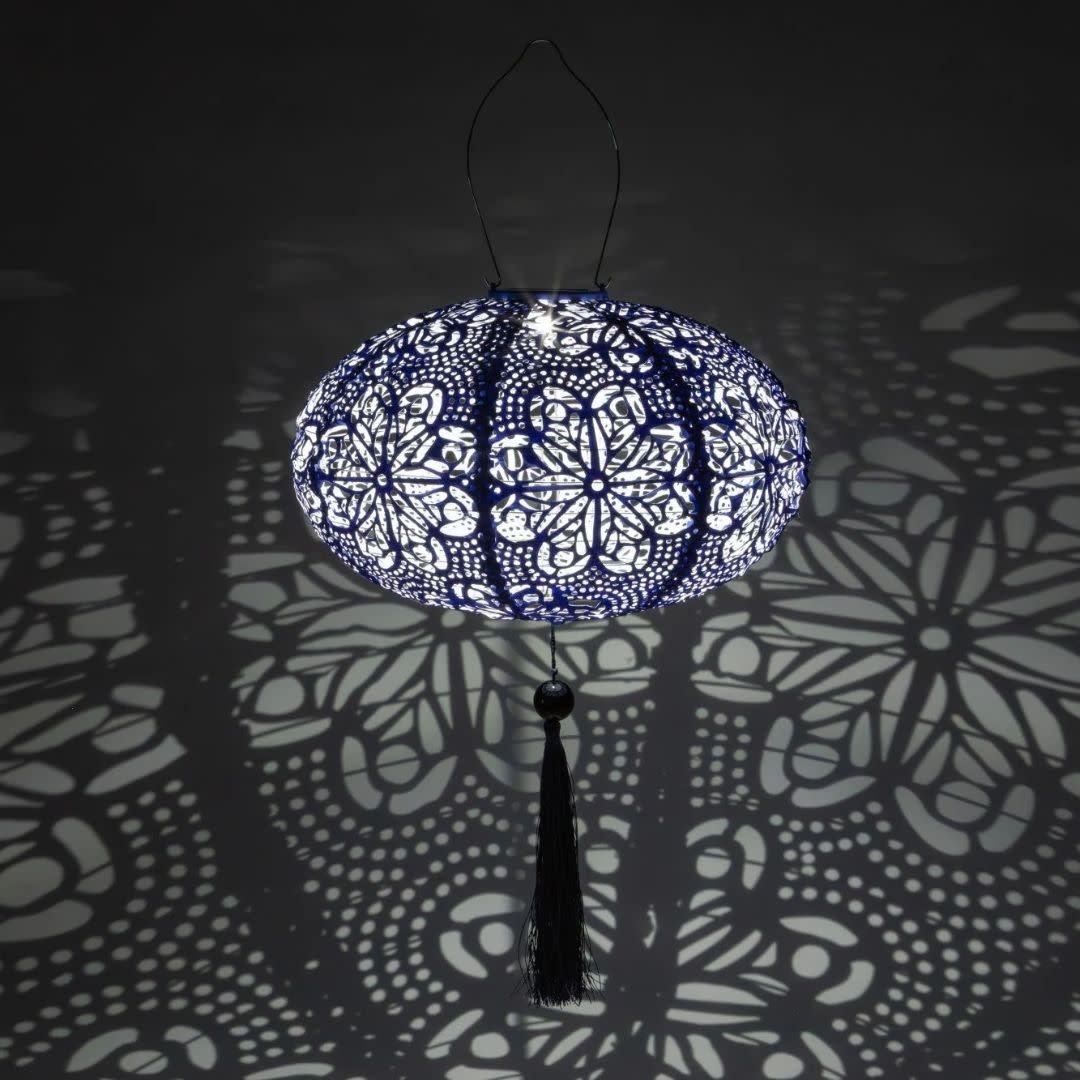 Allsop Soji Stella Tassel Oval Sky Blue