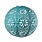 Allsop Soji Stella 12" Globe Boho - Metallic Emerald