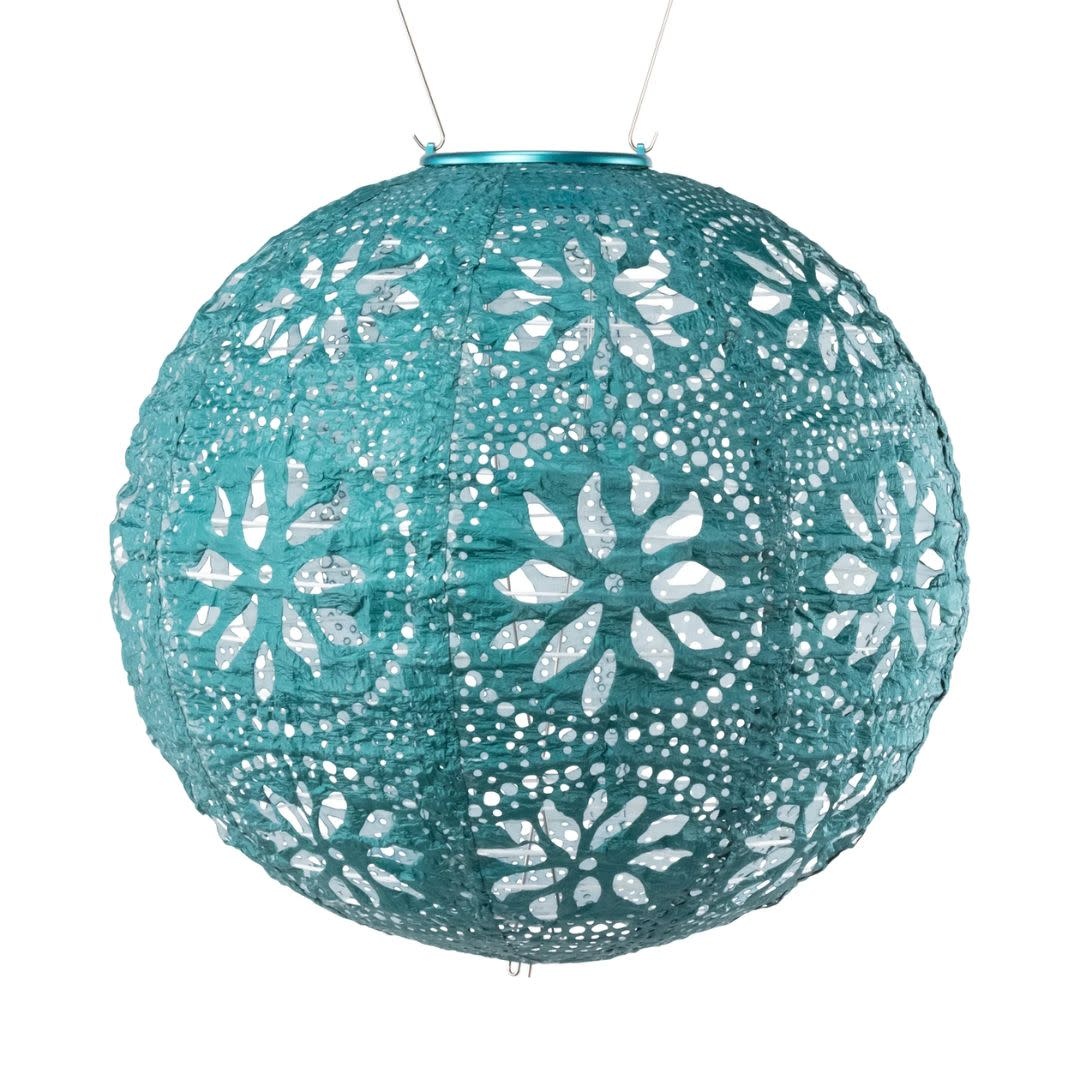 Allsop Soji Stella 12" Globe Boho - Metallic Emerald