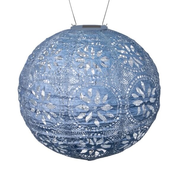 Allsop Soji Stella 12" Globe Boho - Metallic Blue