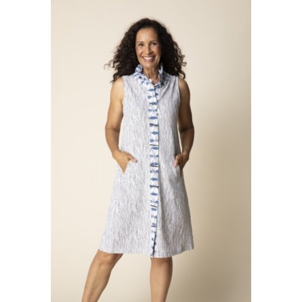 Habitat Clothes to Live In Crinkle Crepe Floral Mix Maia Dress