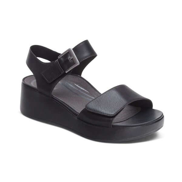 Aetrex Women's Ariel Platform Qtr Strap