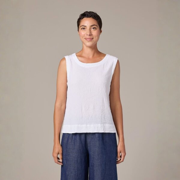 Cut Loose Crinkle Check Shell