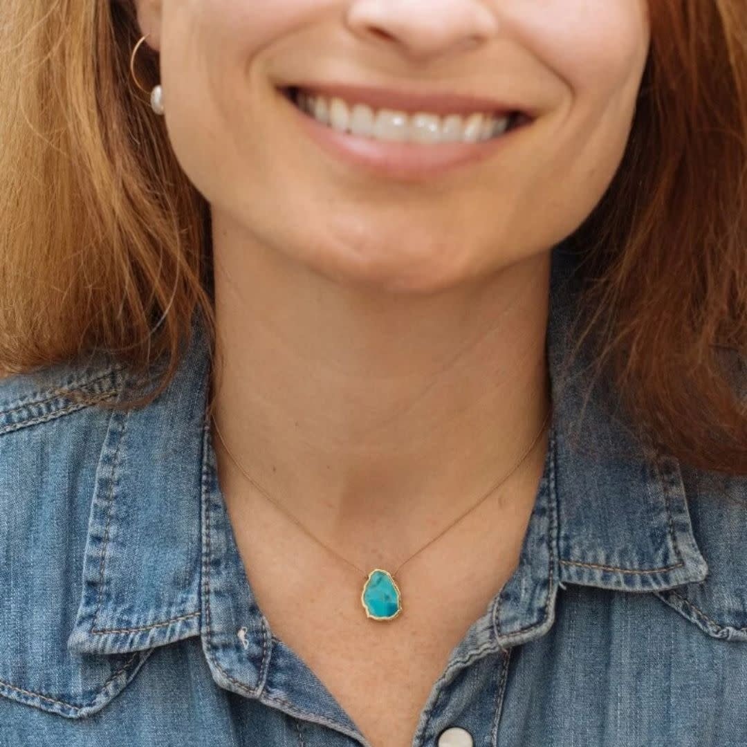 Soulku Alchemy Necklace Dare Greatly - Turquoise