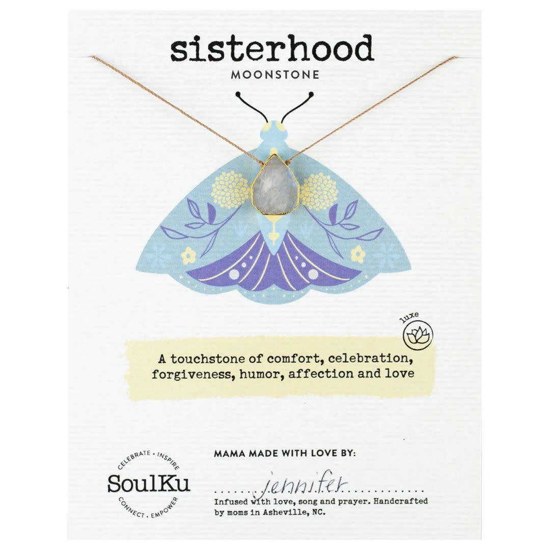 Soulku Alchemy Necklace Sisterhood - Rainbow Moonstone