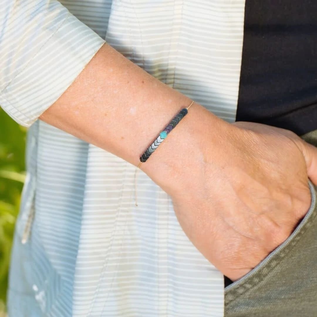 Soulku Hematite Bracelet Amazonite - Wanderlust