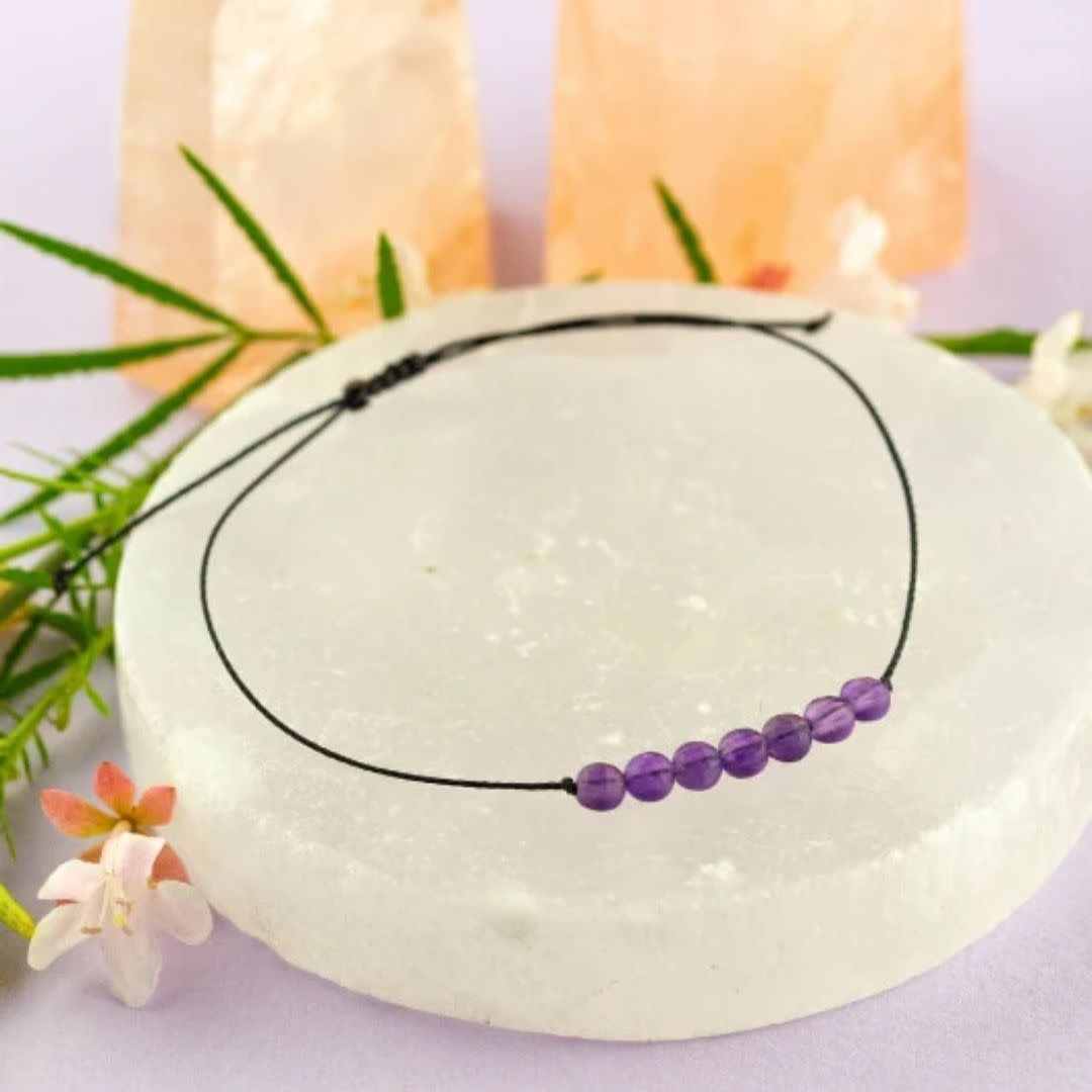 Soulku Hummingbird Bracelet Fearless-Amethyst