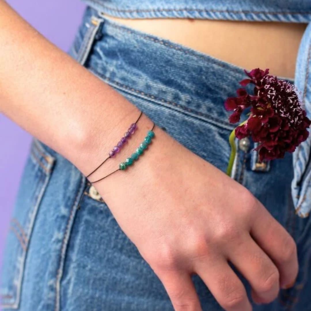 Soulku Hummingbird Bracelet Fearless-Amethyst