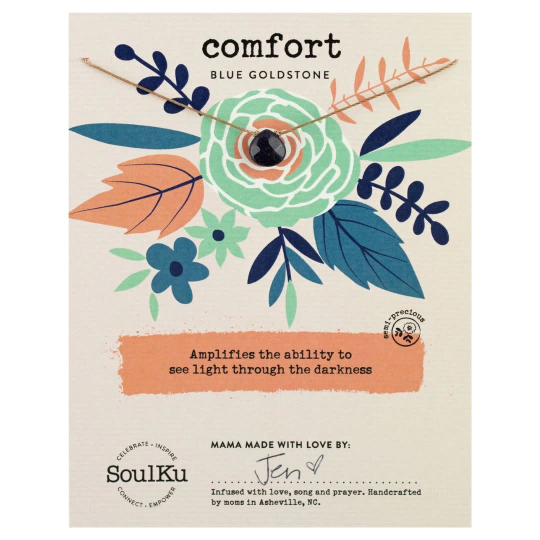 Soulku Soul-Full of Light Necklace Comfort - Blue Goldstone