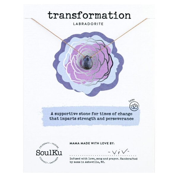 Soulku Soul-Full of Love Luxe Necklace Transformation - Labradorite