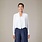 Cut Loose Linen Cotton Cropped Cardi